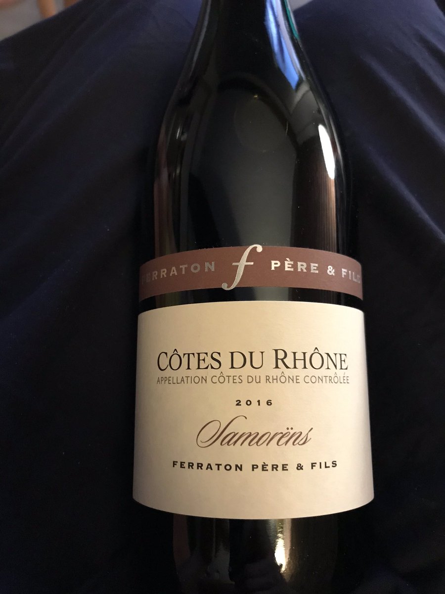 SteveKubota's tweet photo. @SashaEats @SideHustleWino @VinoSocialNancy @Friscokid49 @joukesp @TheWiningHour @ItIsAGrapeLife @WineEnthusiast @KellyMitchell @winewankers That’s great, Sasha. A little CDR here, tonight. 😎🍷💜🍇 #Ferraton https://t.co/WdCnplD6Tr