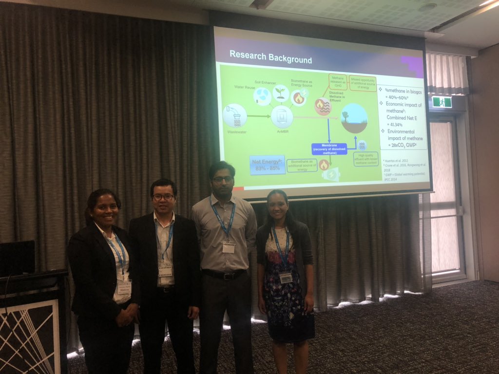mbilalasif0's tweet photo. #IMSTEC2020. It was an absolute pleasure to present the performance of iron-dosed #MBR for nutrient removal and discussed membrane #fouling propensity and microbial diversity in #IMSTEC2020. https://t.co/ql8fk07I8m