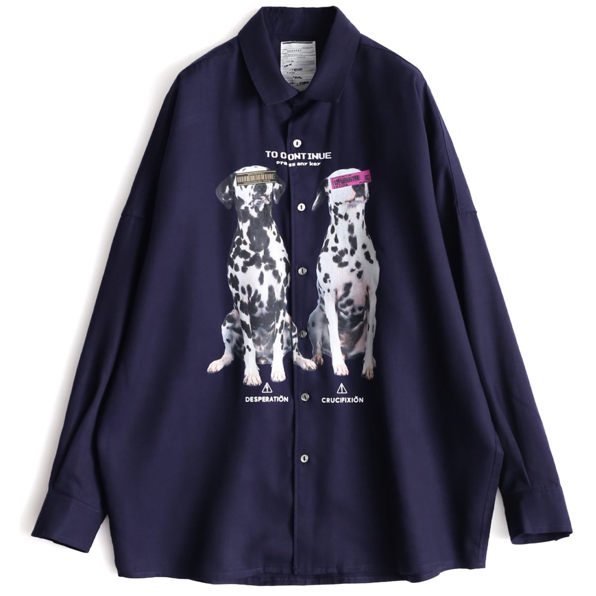 エットなの SHAREEF - shareef hornet emb.s/s big shirtsの通販 by