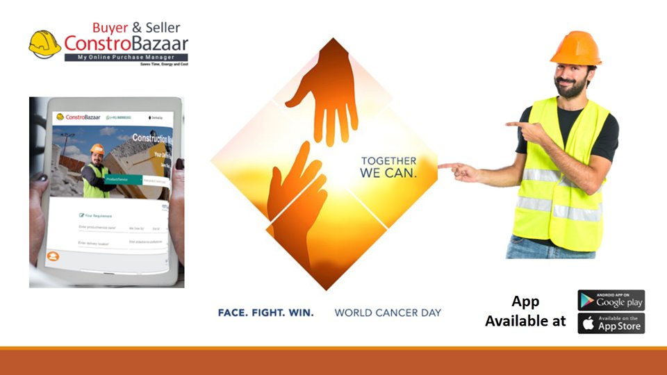 sshruti_11's tweet image. In this battle against cancer, it is the love and support that keeps one going. Together, we can face, fight and win against cancer!

#ConstroBazaar #Pune #WorldCancerDay #Cancer #CancerAwareness #CancerFree #FightCancer #Health #WinAgainstCancer

constrobazaar.com