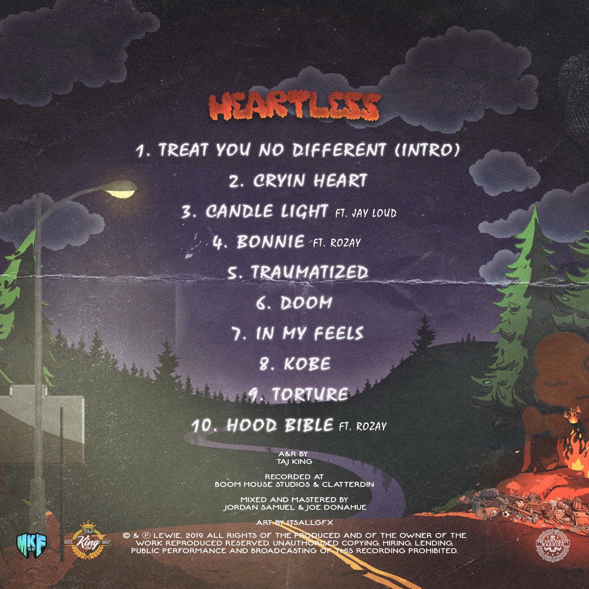 HEARTLESS Album Out Now! 💜💔 10 Traccs Of All I Got 💯 All I Ask Is Y’all RT This Shit Like A Mf 

music.apple.com/us/album/heart…