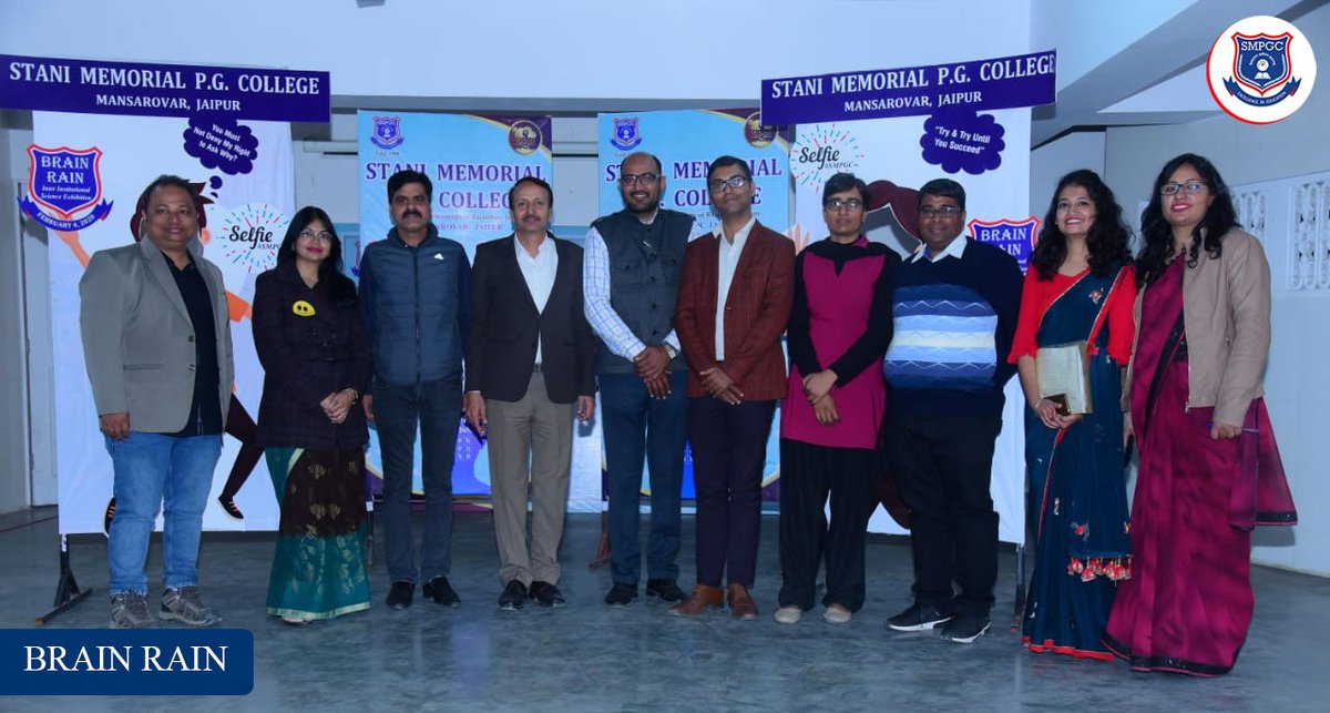 smpgc_jaipur's tweet photo. BRAIN RAIN, An Inter-Institutional Science Exhibition organized by the College.
Dr. VK Gupta, Controller of Examination, University of Rajasthan, Chief Guest of the Ribbon Cutting Function motivated and inspired the participants by his words of wisdom.
.
#SMPGC #brainrain #jaipur https://t.co/CxCC6bAS3i