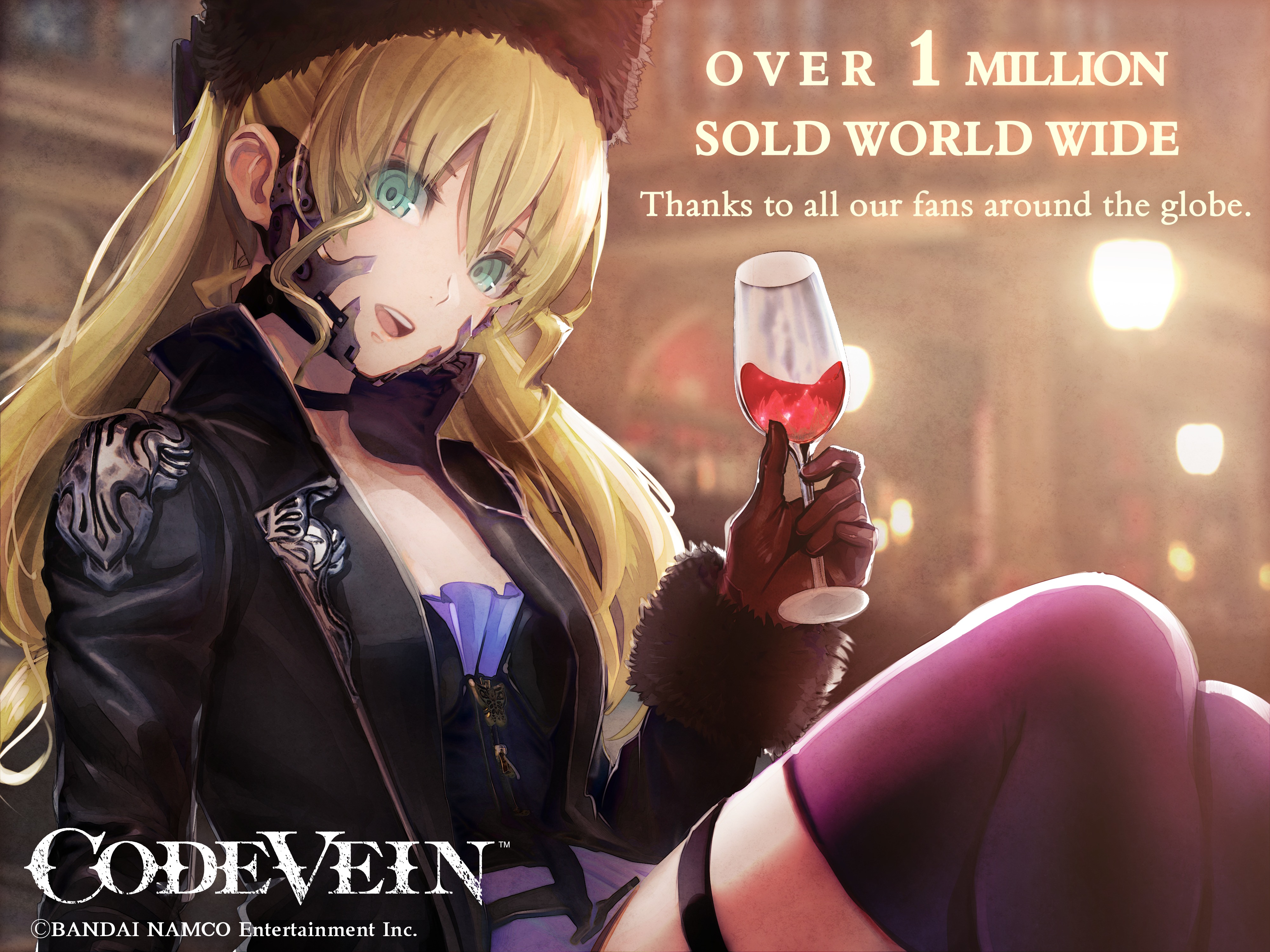 Code Vein Codevein 世界累計出荷本数100万本突破 いつも遊んでくださる皆様へ感謝の気持ちを込めて 公式hpにて記念イラストのpc Sp用壁紙をプレゼント これからも応援のほどよろしくお願いいたします T Co Pod6yes0fe コードヴェイン