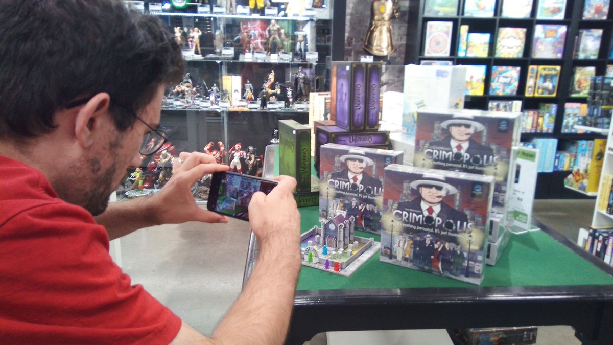 CheapSheepNZ's tweet photo. Jono from PopStop is showing off Crimopolis which they just got in stock. Get in and have a look and their sample church, gangsters and tombstones! 🤩

#PopStop #ToyStore #Christchurch #NewZealand #Crimopolis #InStock https://t.co/HypqPBKmJV