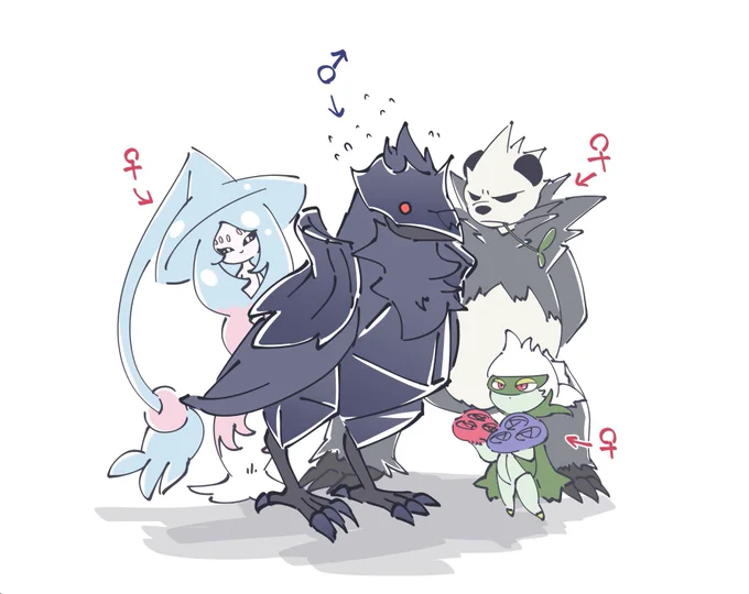 ポケモンバトルで負けたから描いたやつ
2回負けたから2枚ある 