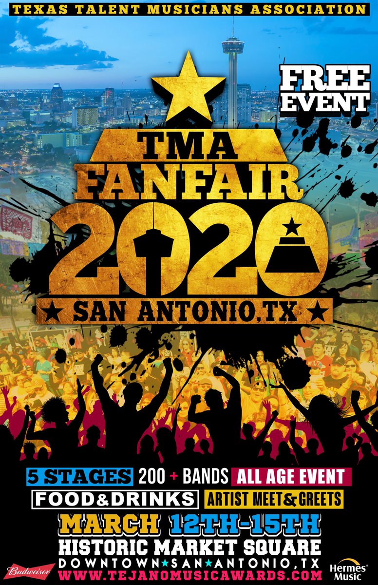 Tejano Music Awards On Twitter 2020 Tejano Music Awards Fan Fair Schedule Will Be Released At 10am This Morning 2 5 20 The Original Tejano Music Awards Fan Fair Market Square San Antonio Tejano Music Awards On Twitter 2020 Tejano Music Awards Fan Fair Schedule Will Be Released At 10am This Morning 2 5 20 The Original Tejano Music Awards Fan Fair Market Square San Antonio