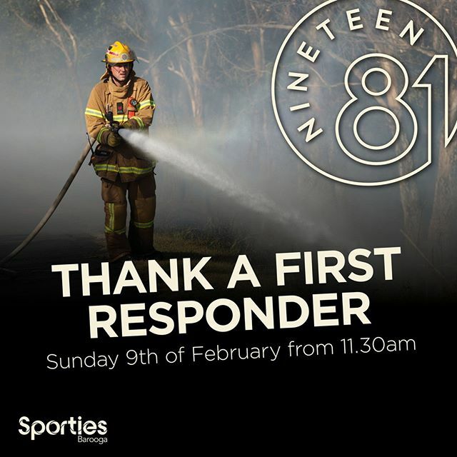 Our Thank a First Responder Event is this coming Sunday!⠀
•Free Sausage Sizzle⠀
•Live Entertainment⠀
•Jumping Castle⠀
•Kids Face Painting (or Adults)⠀
Come on down and thank our first responders for all the amazing work they do in not only ou… ift.tt/2ubzaON