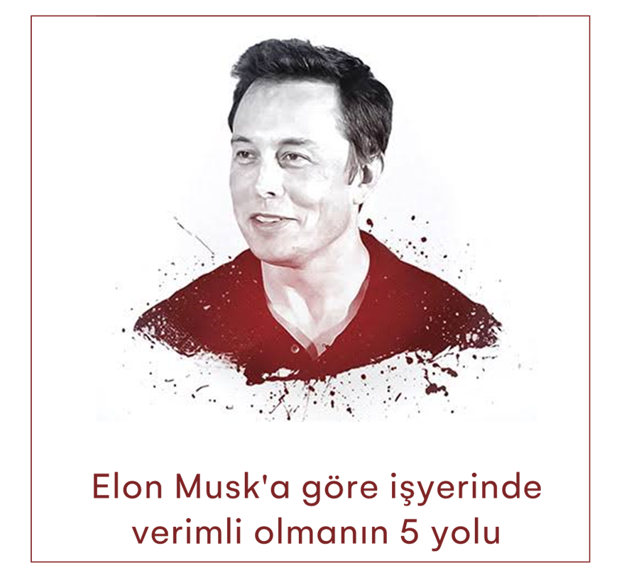 Digitallica_tr's tweet photo. Elon Musk çalışanlarına gönderdiği e-postada verimliliği arttırmak için tavsiyelerde bulundu.
1- Sık düzenlenen toplantılardan kaçının.
2- Bir toplantıda işiniz bittiyse çıkın.
3- Kısaltmalar kullanmayın.
4- Emir komuta zincirinde iletişim kurmayı bırakın.
5- Sağduyuyu kullanın. https://t.co/GVPFyNRImC