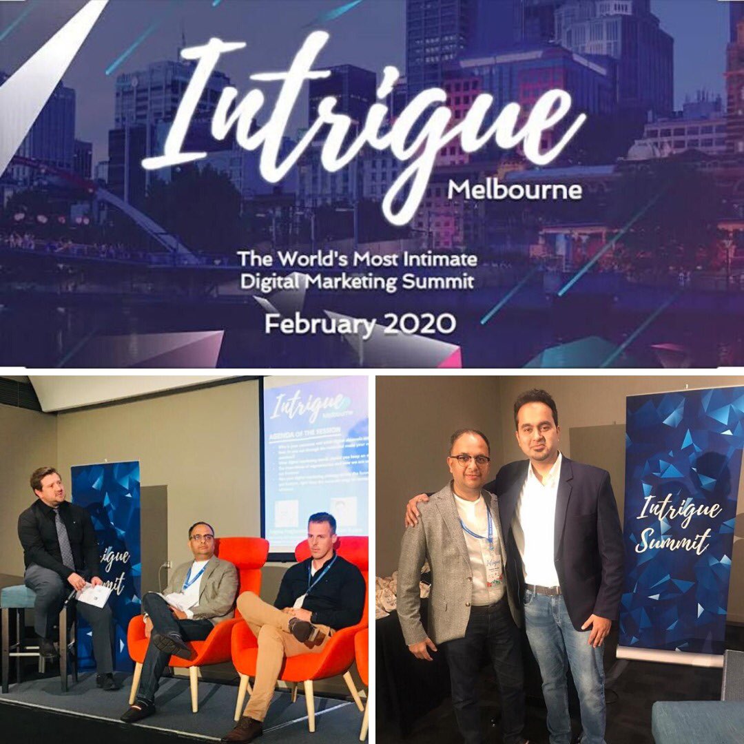 PuretechDigital's tweet photo. ICYMI @prashant125 shared his thoughts on 'How To Get A Massive And Ever-expanding Market Through Digital Marketing' today, at the Intrigue Melbourne Summit 2020.
@salesgasm
#GetIntriguedWithPrashant #IntrigueSummit #Intmel #MelbourneSummit #GetIntrigued https://t.co/Kf8meR2HaQ