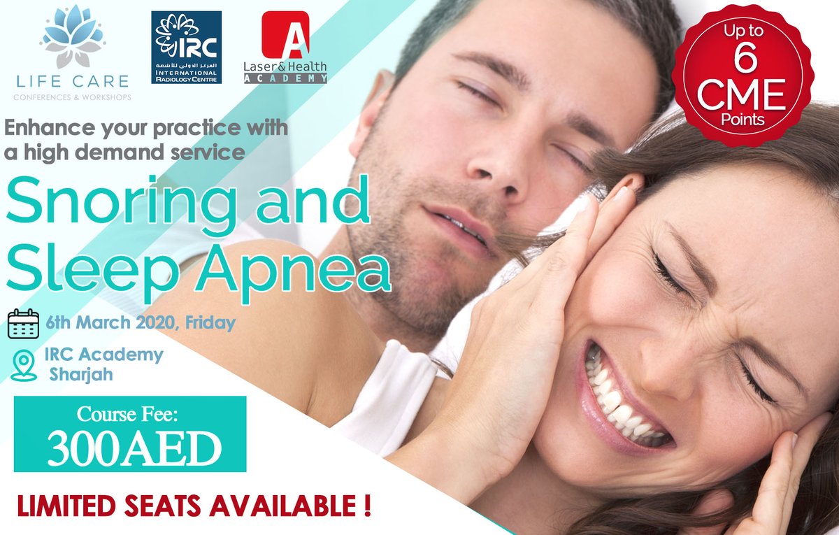 CareWorkshops's tweet photo. https://t.co/D700lh9w1x 
or call on 050/3630074
#dentalclinic #dentalhospital #dentalcare #laser #snoring #sleepapnea #cmehours #cmepoints #medicalcourses #dentalpractice #dubai #clinicalworkshop #handsontraining #doctors #medicalcareer #entspecialist #Pulmonologist #dentist https://t.co/VXvewxSiK4