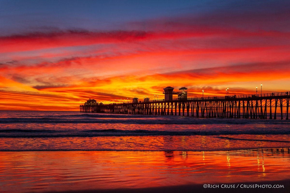 Sunset in Oceanside, CA