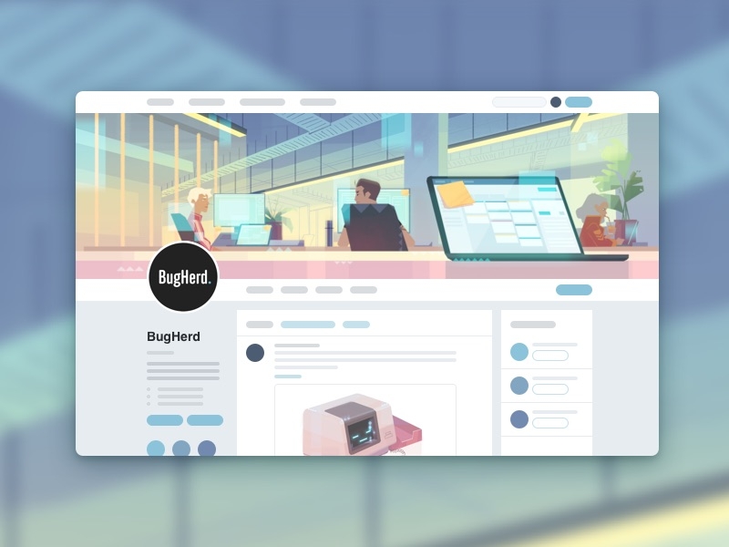 SamDaley_'s tweet image. It's no secret that I think illustration can be a powerful element in creating distinctive design. Right now I'm enamoured of the work @picturesandtea is doing with @bugherd in Melbourne.