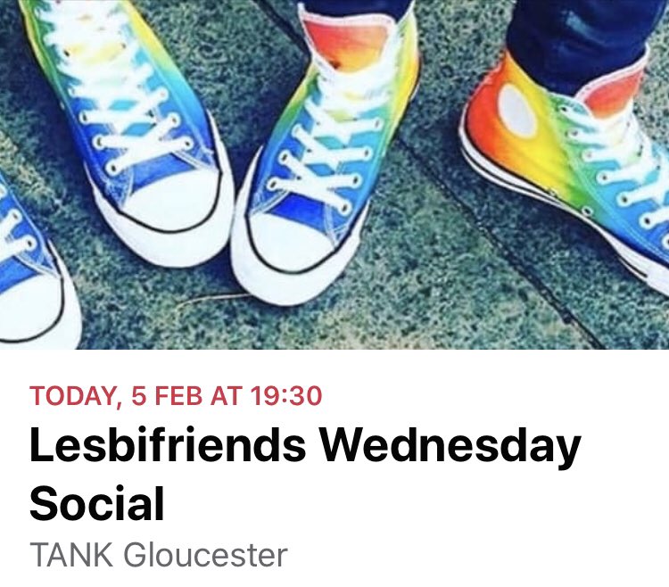 LGBTChelt's tweet photo. Tonight. See you there 😊🌈😊

@GlosLesbiFriend @ProudBristol @out2gether @worcsprideteam @MalvernPride @prideinglos @StroudPride @witneypride @BristolPride @gaywestsocial @Swindonwiltspri https://t.co/a2qMUMku2L