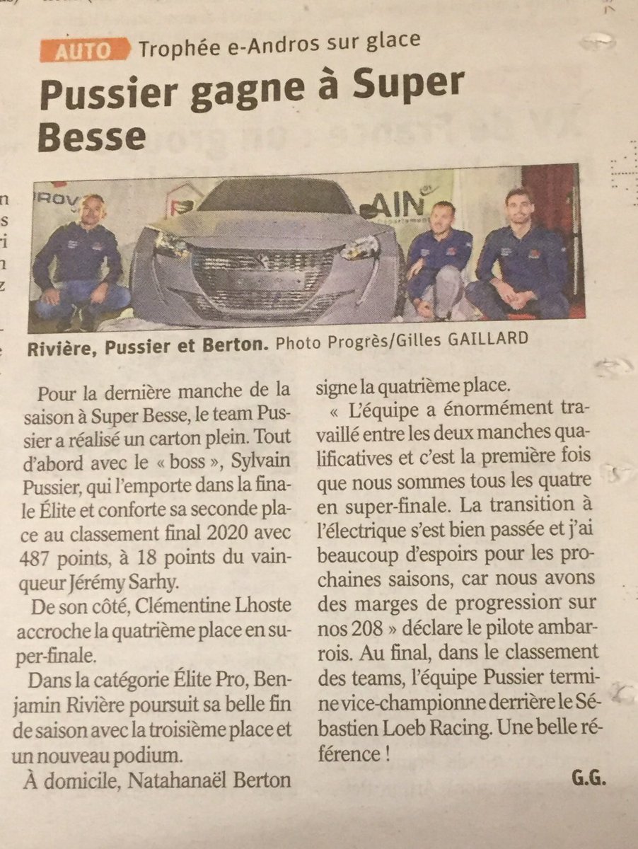 Pussier7's tweet photo. #presse #leprogres #andros https://t.co/xUcMJuqc8m
