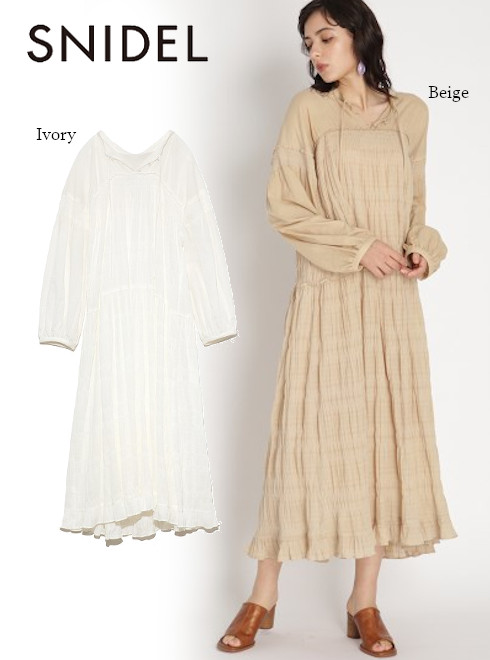 HeartySelect's tweet image. SNIDELスナイデル★春新作入荷★
&amp;lt;明日までLINE友達限定10%OFF!!&amp;gt;

コットンティアードロングワンピース　18,700円
hearty-select.com/?pid=147429759
オーバーサイズでゆるりとリラックス感のある着心地♪

LINEお友達追加はこちら▼
line.me/ti/p/%40xif066…
#スナイデル　#snide