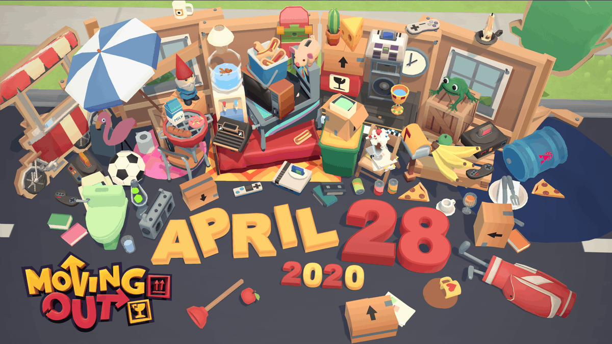 DyingStarTV's tweet photo. We’re ‘Moving Out’ With Team17 This April - https://t.co/yBghCYGgT1 #MovingOut #Team17 #SMGStudio #DevMGames #XboxOne #PlayStation4 #NintendoSwitch #PC @Team17 https://t.co/h93W03w5Zj