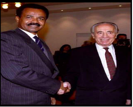 This day in  #Eritrea|s History. On Feb 5,1995, Pres Isaias Afwerki  #Israel and met PM Shimon Peres & Pres Ezer Weizman. PM Peres planned to reciprocate by visiting Eritrea in Nov 1995 but the trip was canceled following the assassination of PM Rabin. 1/9