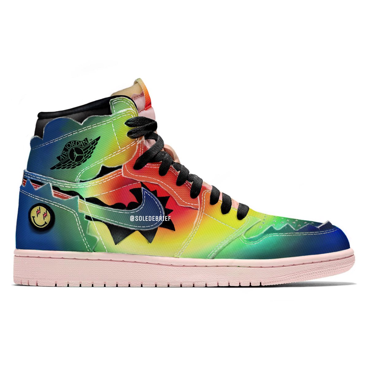 SoleDebrief's tweet photo. Air Balvin 1 👀🔥 @jbalvin #superbowl https://t.co/qtYunvgzK2