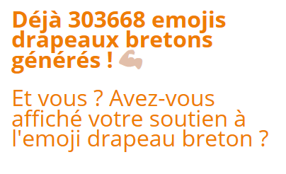 emojibzh's tweet image. Plus de 300.000 #emojibzh générés ! La #Bretagne dépasse, en moyenne mensuelle, la Norvège 🇳🇴, la Hongrie 🇭🇺 ou le Pays de Galles 🏴󠁧󠁢󠁷󠁬󠁳󠁿. Merci à vous ! 😍
Objectif Ille-et-Vilaine à 350.000 mentions pour dépasser la Finlande 🇫🇮 et le Danemark 🇩🇰 ! 🚀🔥
emoji.bzh/2020/02/04/plu…