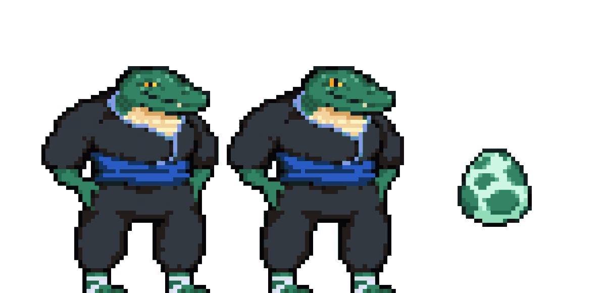BellyBelting's tweet photo. Gator mama 2 ver and le eggh https://t.co/3iV8TQCK8Y
