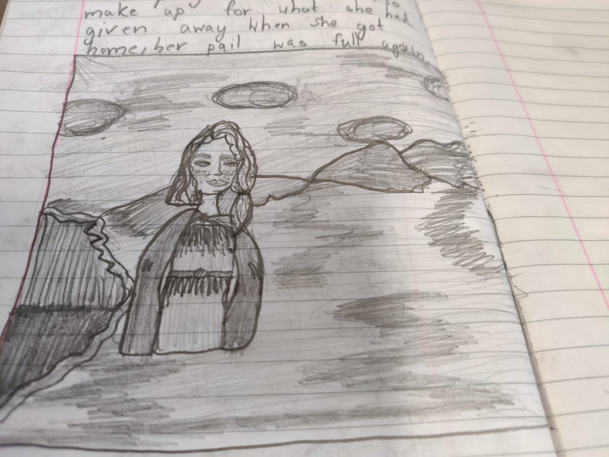 3rdClassASGNS2's tweet photo. In Ms Sheehan's Class we have been learning about St. Brigid's Day. Taylor made a cross with her Grandad and brought it in for everyone to see. We also drew pictures of St. Brigid. #stbrigit https://t.co/fGJmGnmweh