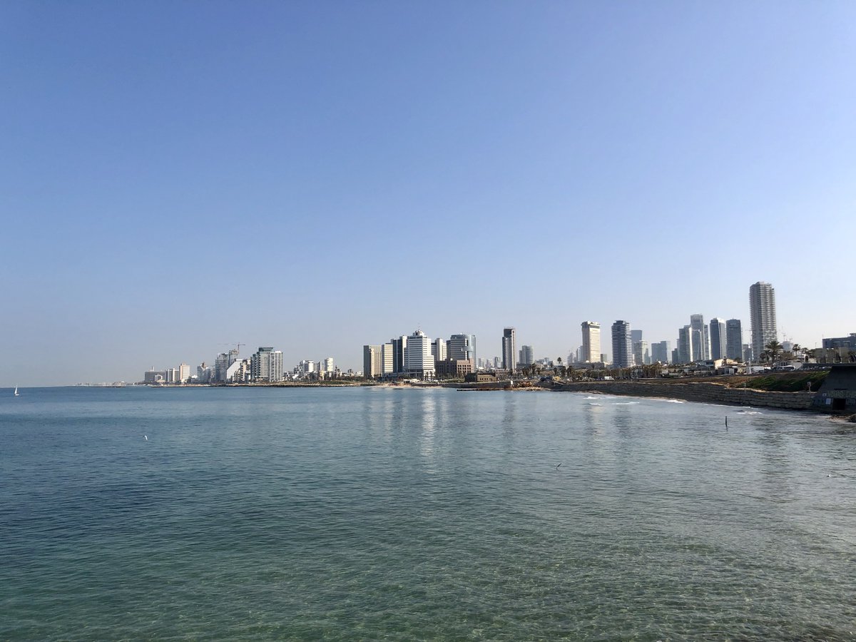 RoelH's tweet image. Breakfast with a view. 
#ilougtechdays2020 #telaviv