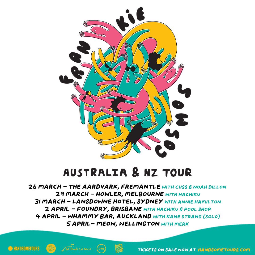 100percentgood_'s tweet photo. .@frankiecosmos supports are announced! #kanestrang in AKL April 4th & @merkscoolsongs merkscoolsongs (solo) in Wellington April 5th! https://t.co/snTpMawxYH