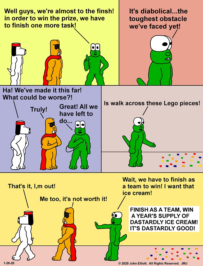 Hero_Hamster's tweet photo. Enjoy the latest installment of The Adventures of Zeke the Salamander!  Our next post will be Feb 5th! #Funnies #Comics #Humor #Legos #InternationalLegoDay #SteppingOnLegos #ThePainIsReal https://t.co/uKowq1nhnT