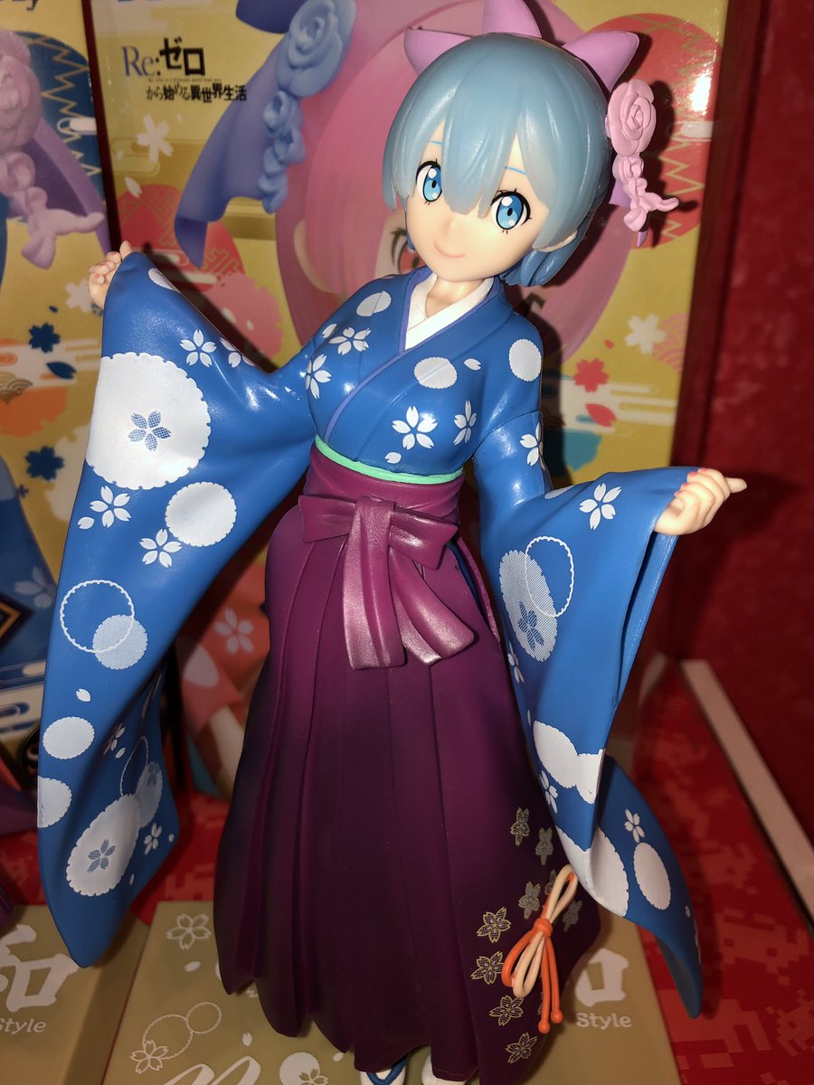 タイトーステーションアリオ蘇我店 A Twitter プライズ 新景品 Re ゼロから始める異世界生活 スーパープレミアムフィギュア ラム 和 Style Re ゼロから始める異世界生活 スーパープレミアムフィギュア レム 和 Style Reゼロの和styleからこちらのお二人 双子