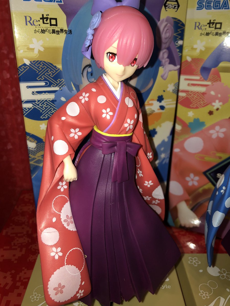 タイトーステーションアリオ蘇我店 A Twitter プライズ 新景品 Re ゼロから始める異世界生活 スーパープレミアムフィギュア ラム 和 Style Re ゼロから始める異世界生活 スーパープレミアムフィギュア レム 和 Style Reゼロの和styleからこちらのお二人 双子