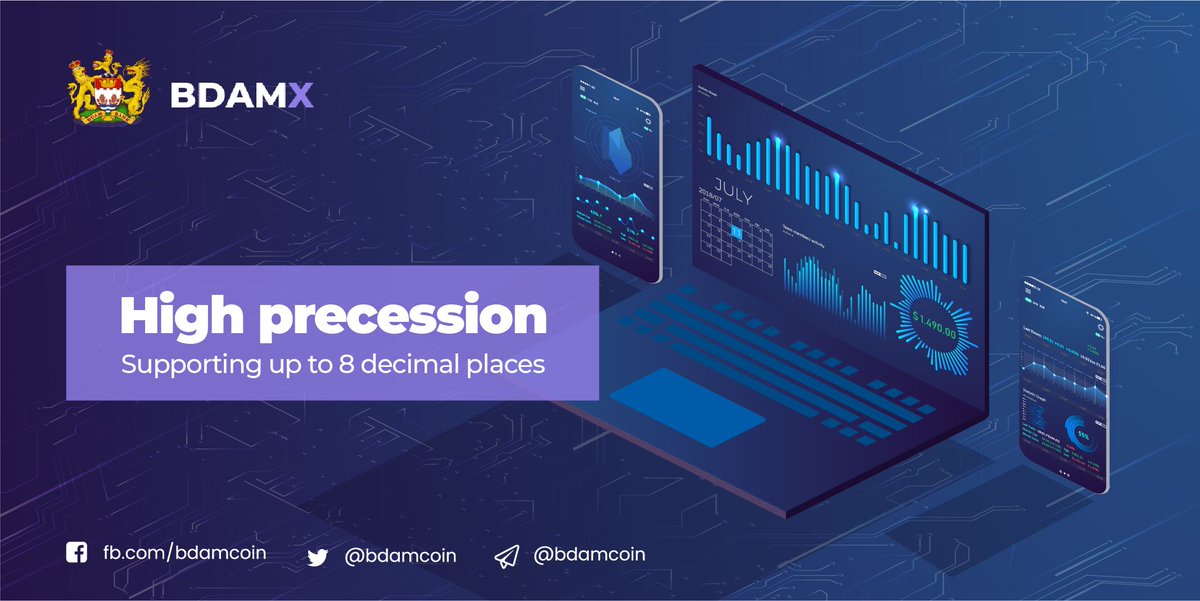 bdamcoin's tweet photo. Do you know #BDAMExchange enables highly precise trading by supporting up to 8 decimal places? Start trading now at https://t.co/UGKM763dZD
#bdamx #cryptocurrency #cryptotrading #cryptonews #topieo #coin #bdam https://t.co/bXFKWTN1hx