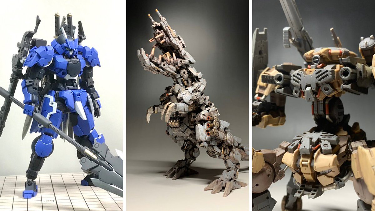 ongmichael's tweet photo. OHMYGOD i can't believe these kits are 30 minutes mission kits. Amazing build by @protocraft_bg  @sakai09627106  @_lililin @neo_yosaking !!! 

Video here : https://t.co/JzkmFSO13i

#30mm #bandai #notgunpla #gundam #gunpla #japan #tokyo #hexagear https://t.co/NxWffKTxg0