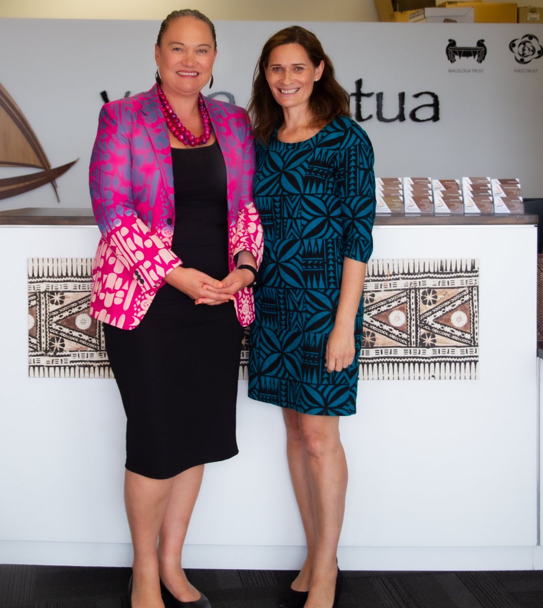 A privilege to host Hon Carmel Sepuloni today - a Pacific and political giant.

We appreciated the talanoa about our work and future plans in her social development, disability issues and Pacific peoples portfolio areas.