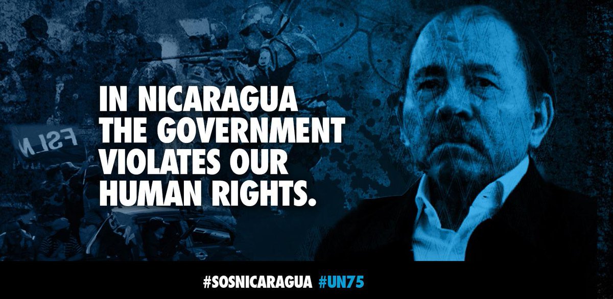 Alejand20166445's tweet photo. #UN75 #SOSNicaragua #HumanRights 
En Nicaragua no hay derecho de estado. https://t.co/V0HS7lNu4e