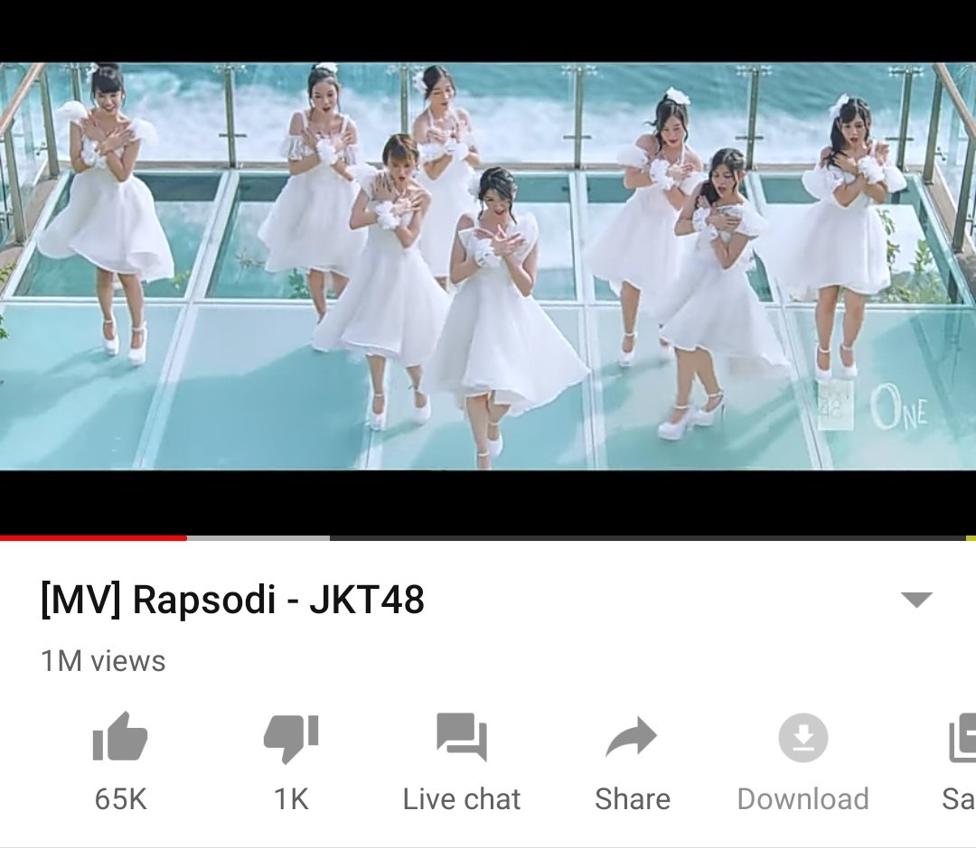 1M views! Thankyou all #JKT48Rapsodi