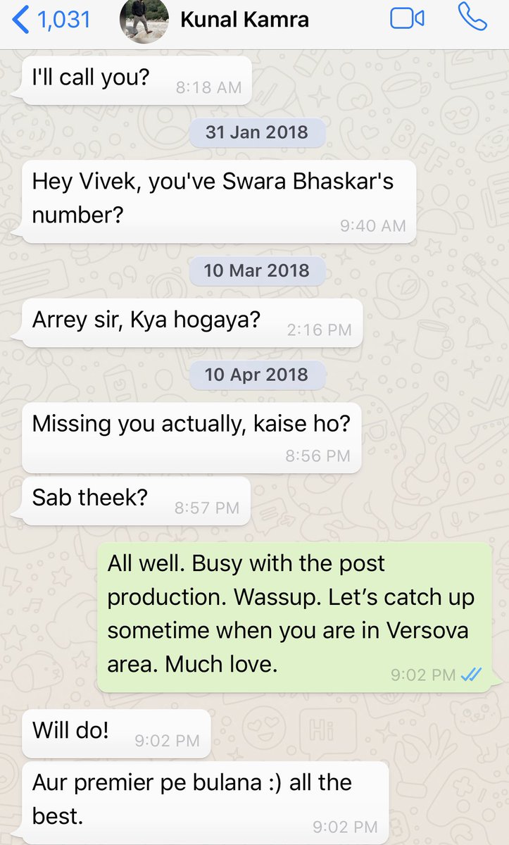 vivekagnihotri's tweet photo. This is when Kamra decided to go after me with his filthy jokes to save himself from getting exposed. 

I kept humouring him. Last month when I was in London, he wanted to take a photo with me to get SM eyeballs. 

There are two Kunals. One on SM and one behind it. 8/n https://t.co/uPEMBFVEcy