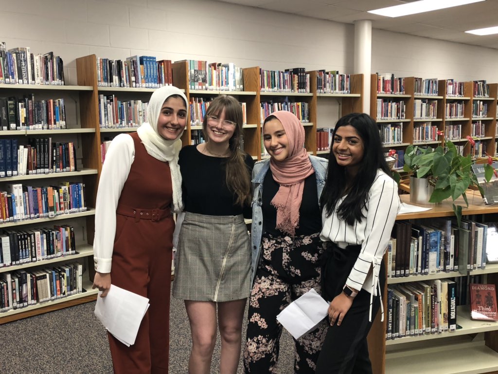 So incredibly awed by the impassioned presentation by these four powerful voices. Was so glad I could bring my Maggie (age 7) to hear &amp; see these strong young women advocate for equity. #D128Daring <a href="/District128/">District 128</a> @LHS128Principal <a href="/RitaRFischerEdD/">Rita Fischer</a> <a href="/BriantKelly2/">Briant Kelly</a> <a href="/JonGuillaumeVH/">Jon Guillaume</a>