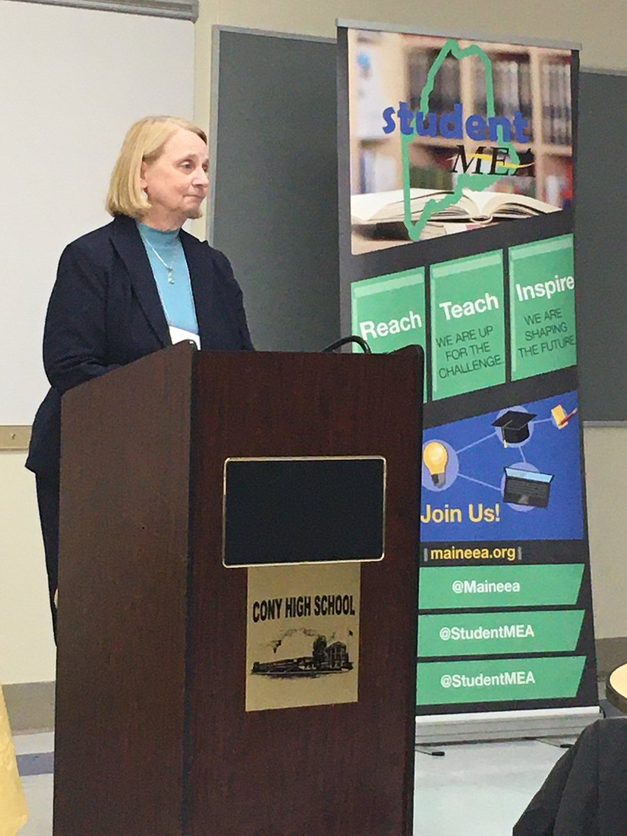 nbctsofmaine's tweet photo. .@MaineEA President @SenoraGL1 offers her sincere congratulations as she recounts her own experiences w certification and using her #NBCTvoice as a leader. Thank you, Grace! #NBCTstrong #nbctME https://t.co/YQFgFyI7SD