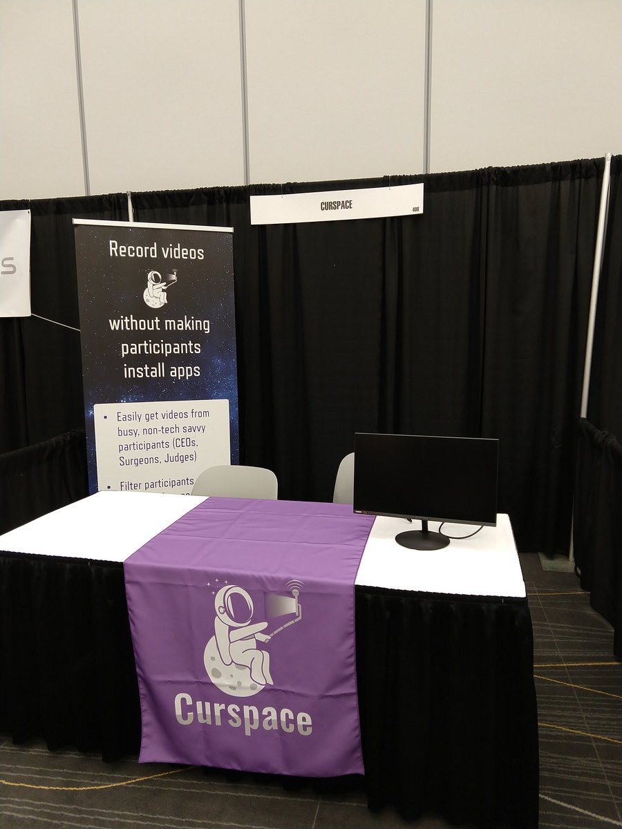 CurspaceInc's tweet photo. Setting up for conference day!

@qrca #QRCA2020 #keepqualhuamn https://t.co/EcLi9moL4h