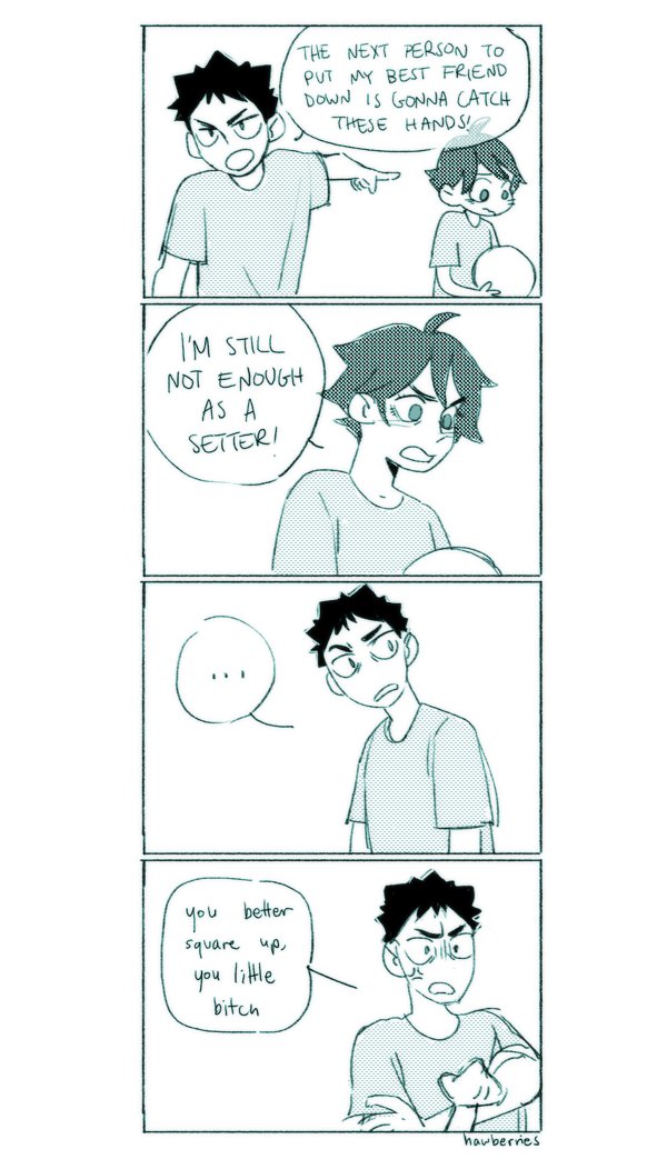 [HQ!!] reminiscing about all the silly little comics i used to make 