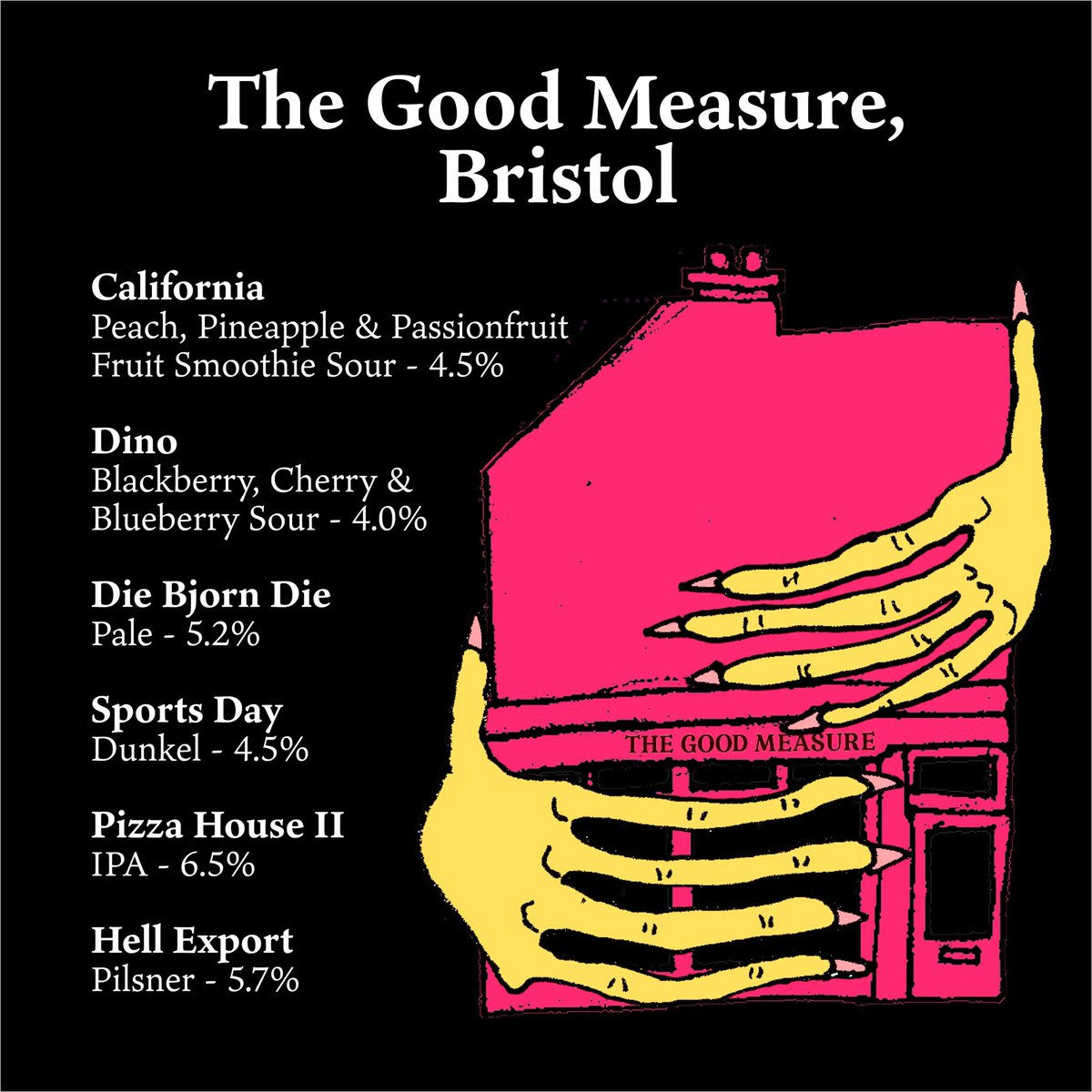 DigBrewCo's tweet photo. Busy week ahead on the road! We've got THREE big boy tap takeovers 🚙 catch us in Bristol on Thursday with @TheGood_Measure 🛸 then Friday with @TonicWorc in Worcester &amp; @ eternaloptimist in Swindon see photos for beer lists! 🍺 Taproom, Digbeth beer list to be released tomorrow! https://t.co/ChCtRJgDFk