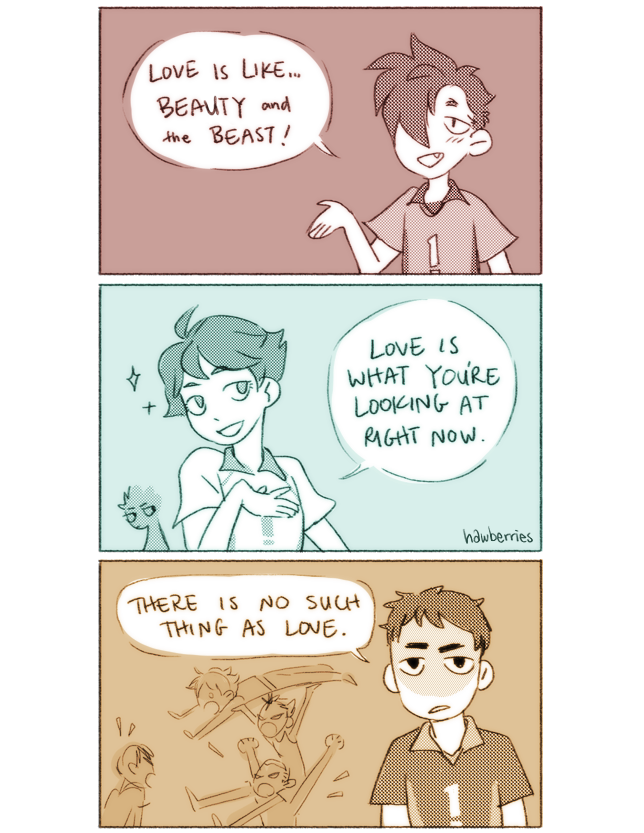 [HQ!!] reminiscing about all the silly little comics i used to make 