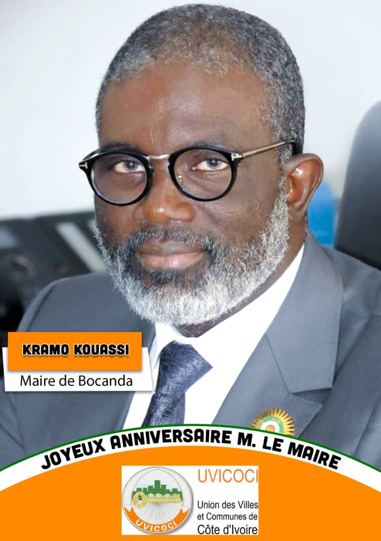 Uvicoci1's tweet image. #CitiesNews
#Anniversaire
#Bocanda

Joyeux Anniversaire M le Maire