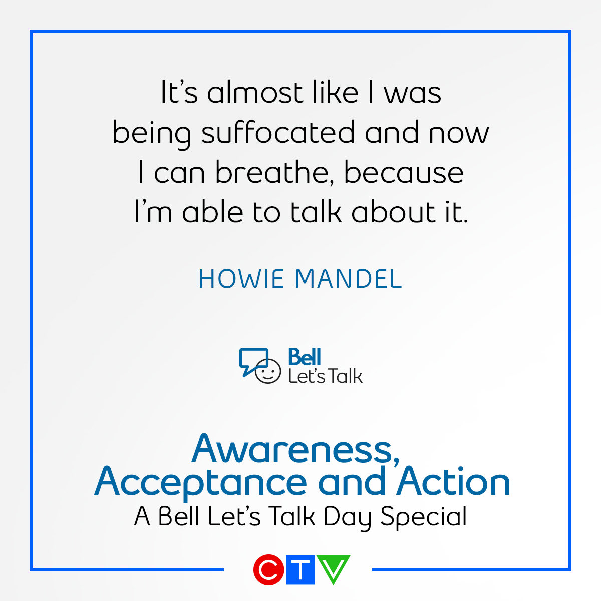 TVDSBcares's tweet photo. As humans, the one thing we all have in common is the need for connection.  We are not supposed to suffer alone.  Needing support is a sign that you are human just like the rest of us.
#BellLetsTalk https://t.co/PpDTViCg9j
