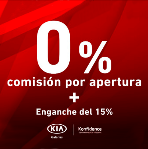 Aprovecha nuestra promoción en seminuevos certificados 😍🚗

¡Acércate a nuestra agencia y encuentra el carro de tus sueños!

#KIAKonfidenceGalerias
