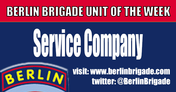 berlinbrigade's tweet photo. GREAT BIG BERLIN BRIGADE SHOUT OUT TO THE FORMER MEMBERS OF

Service Company

You are our BERLIN BRIGADE UNIT OF THE WEEK!

#BerlinBrigade #BerlinCommand #Service #ServiceCompany #Support #ColdWar #USArmy #Veterans #AmericanSector #BerlinDistrict #AndrewBarracks https://t.co/IDkRydga08