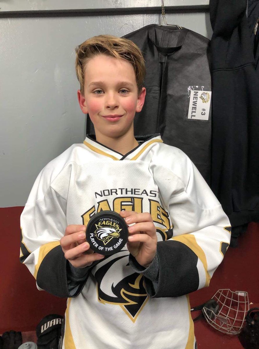 Great game play led to a well deserved win tonight for @c_nemha. Shout out to Mr. Nick Newell who led the charge and was awarded the POG! Awesome job! #eaglesproud @ne_eagles