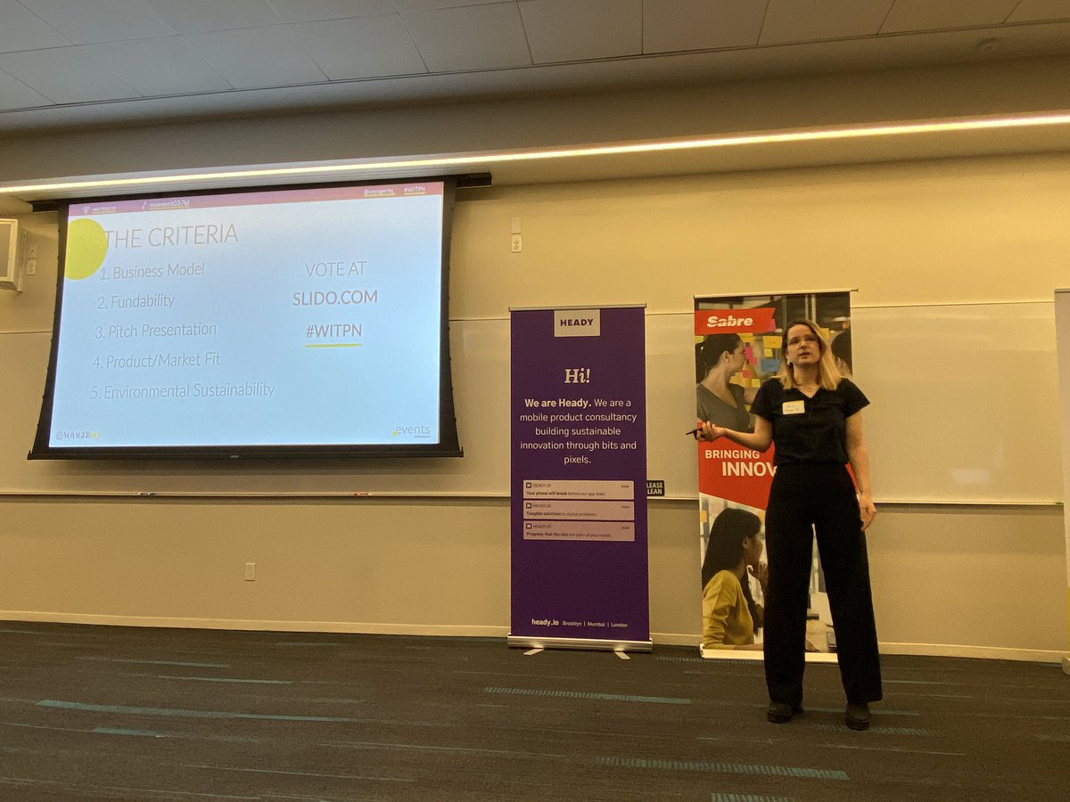 davidaKaplan's tweet photo. Among the #womenentrepreneurship -related #startups making their pitch @VoyagerHQ’s #WITPN: @goprontopia @vawaa_ @navisaviapp @TravelingSpoon https://t.co/Uq0vzvuOP6