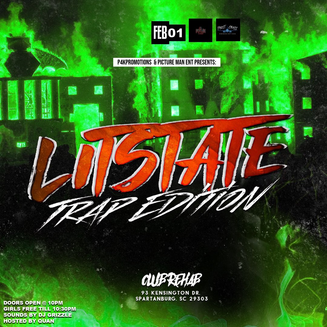 firstclassassoc's tweet photo. 🔥🔥LITSTATE 2020🔥🔥
LISTTEST EVENT OF HOCO‼️🥵🤯LIVE PERFORMANCE by J🅱️illz | Hosted by P4K 💰&amp; PICTURE MAN ENT🎥| BE THERE OR HEAR ABOUT IT‼️EARLY ARRIVAL HIGHLY SUGGESTED 🗣‼️ https://t.co/4xokkCQZQw