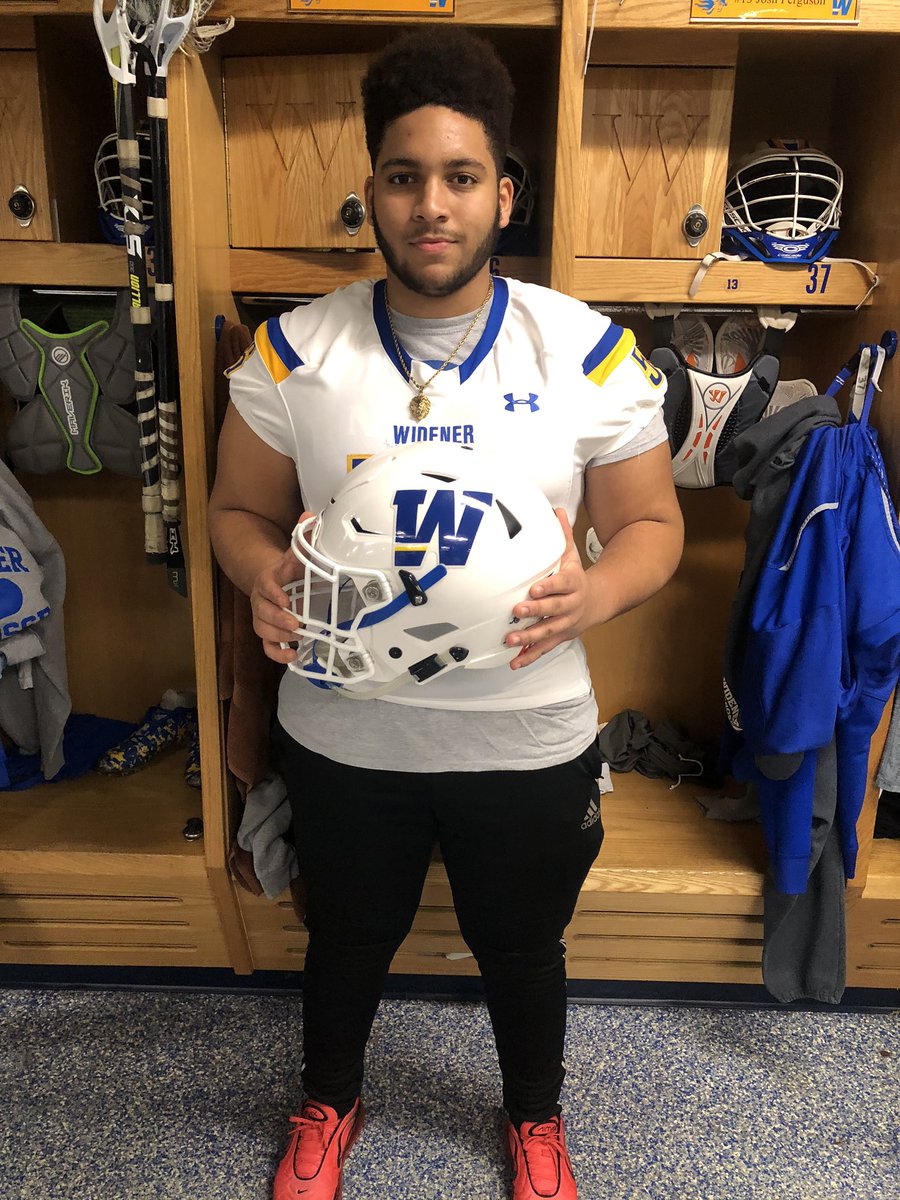 _cdubb56_'s tweet photo. Special thank you to @Widener_FB and @Coach_Barry for having me out today for this visit. https://t.co/4EgqavlAQK